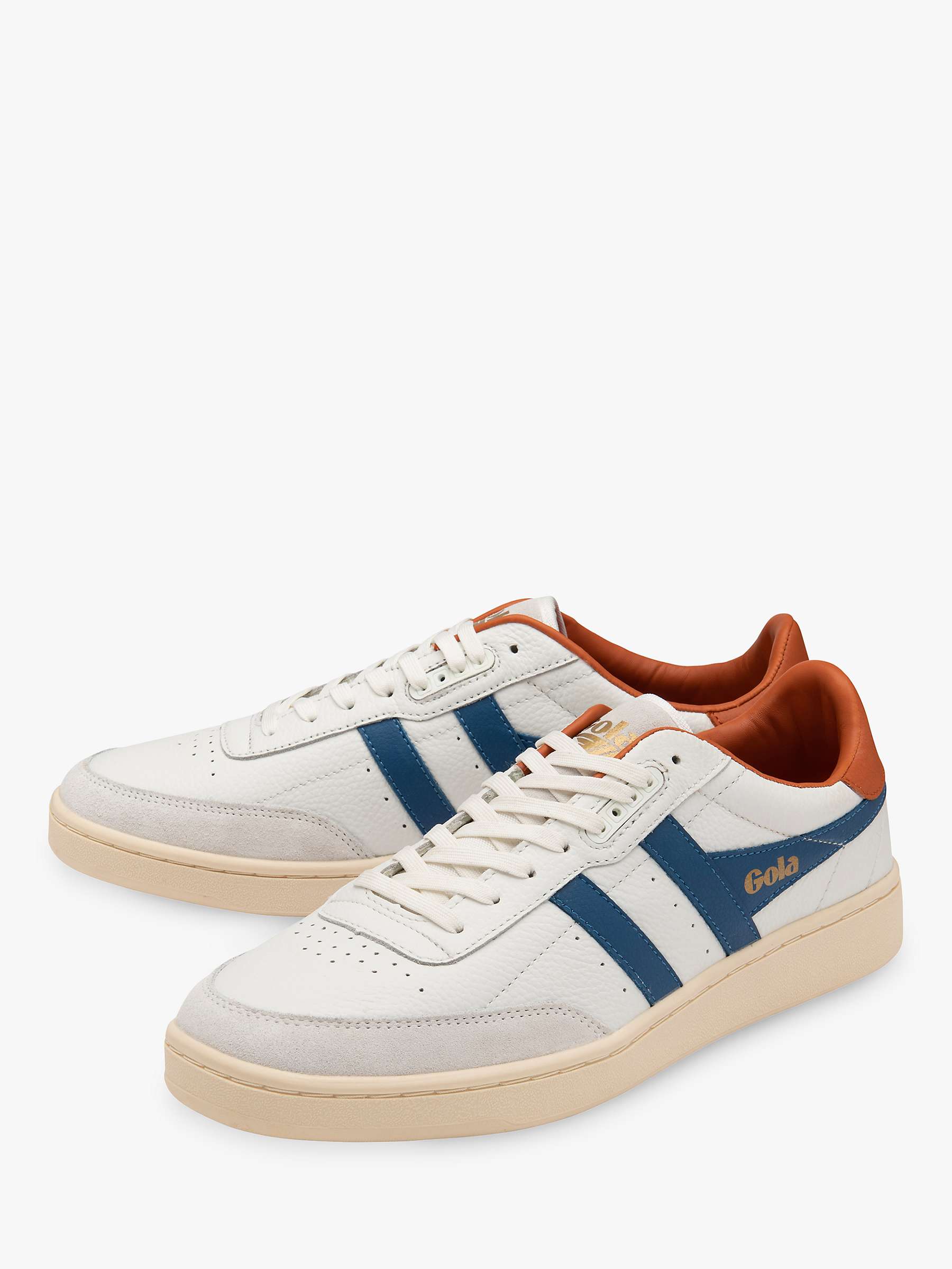 Buy Gola Classics Contact Leather Lace Up Trainers Online at johnlewis.com