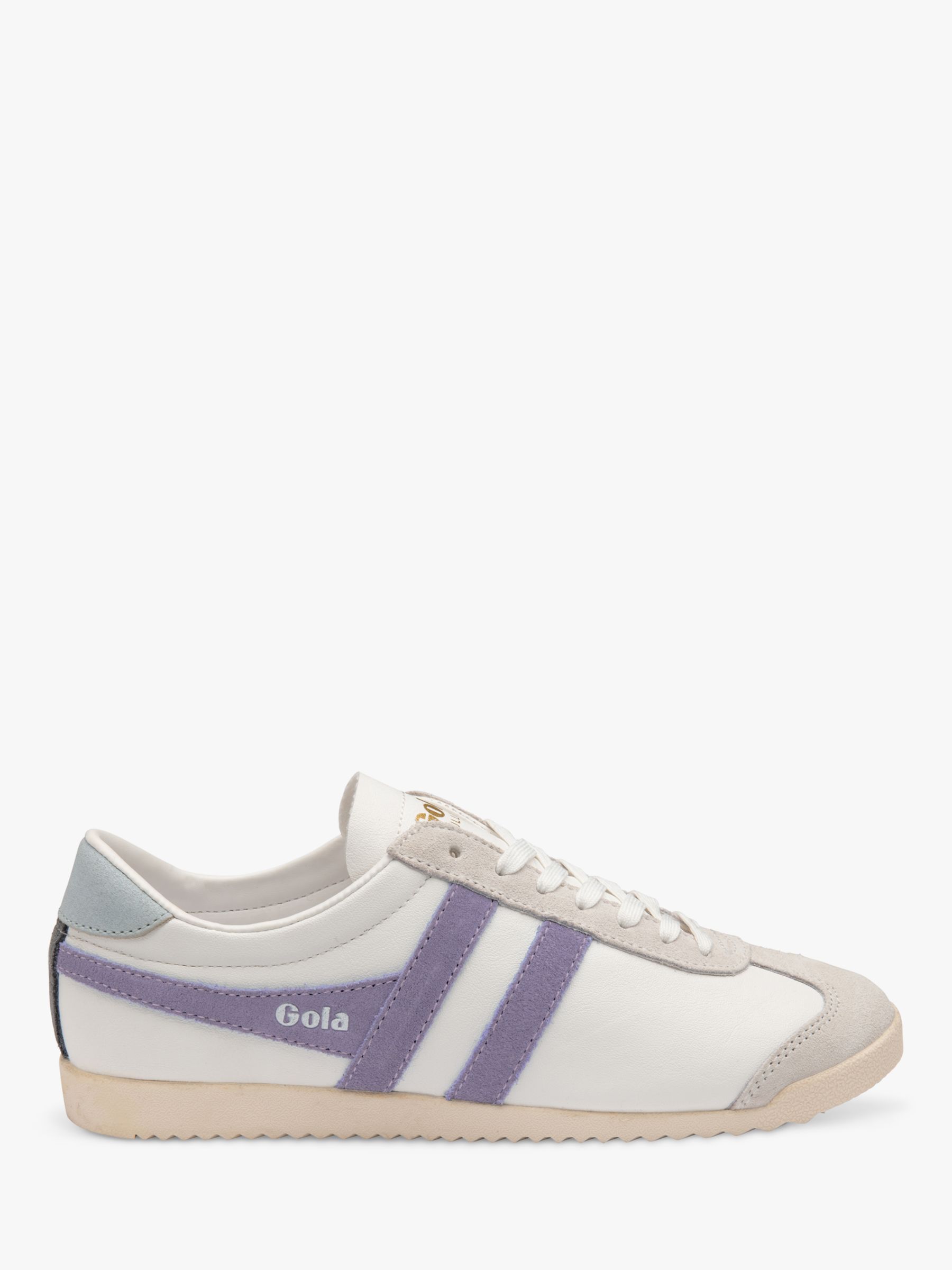 Gola Classics Bullet Blaze Lace Up Trainers, White/Lavender, 3