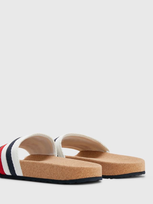 Tommy hilfiger white on sale sliders