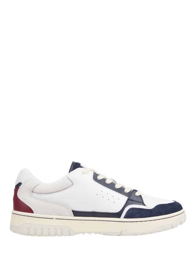 Tommy Hilfiger Basket Street Trainers, Red/Multi, 7
