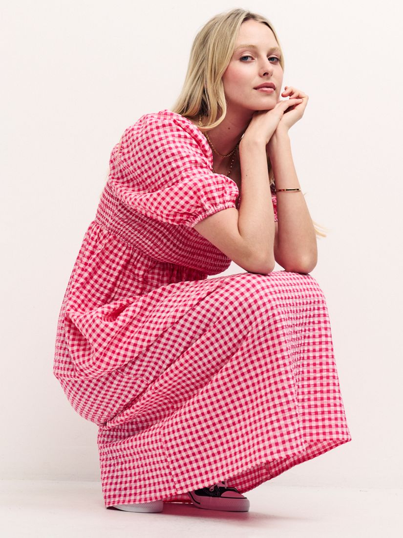 Nobody's Child Kylie Gingham Smock Dress at John Lewis & Partners