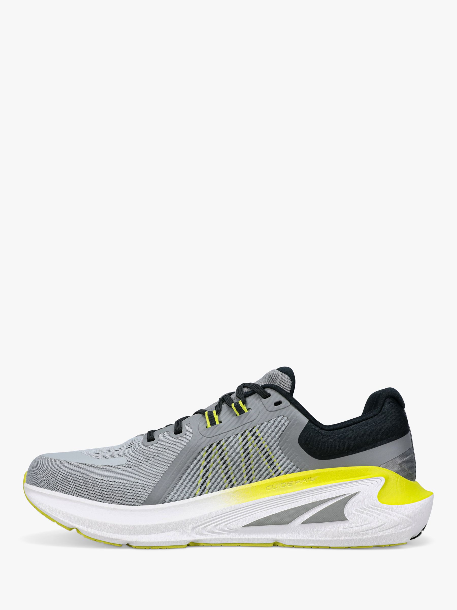 Altra Paradigm 6 Men's Running Shoes, Gray/Lime at John Lewis & Partners