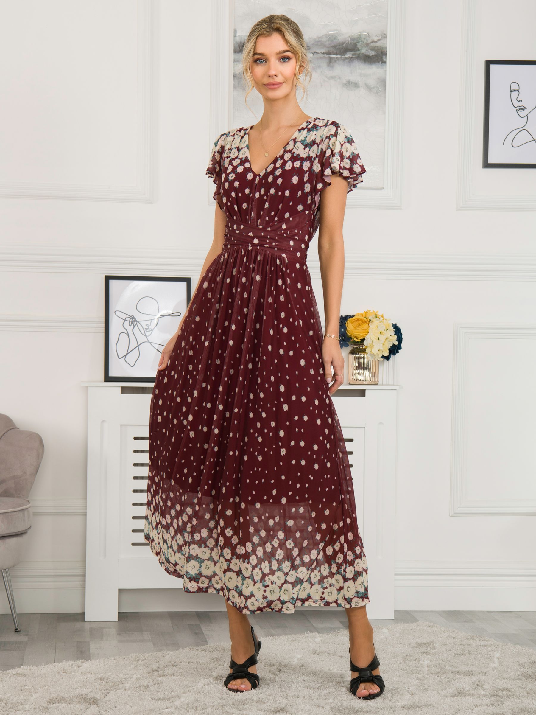 Jolie Moi Mably Floral Print Maxi Dress