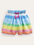 Mini Boden Kids' Rainbow Stripe Culotte Shorts