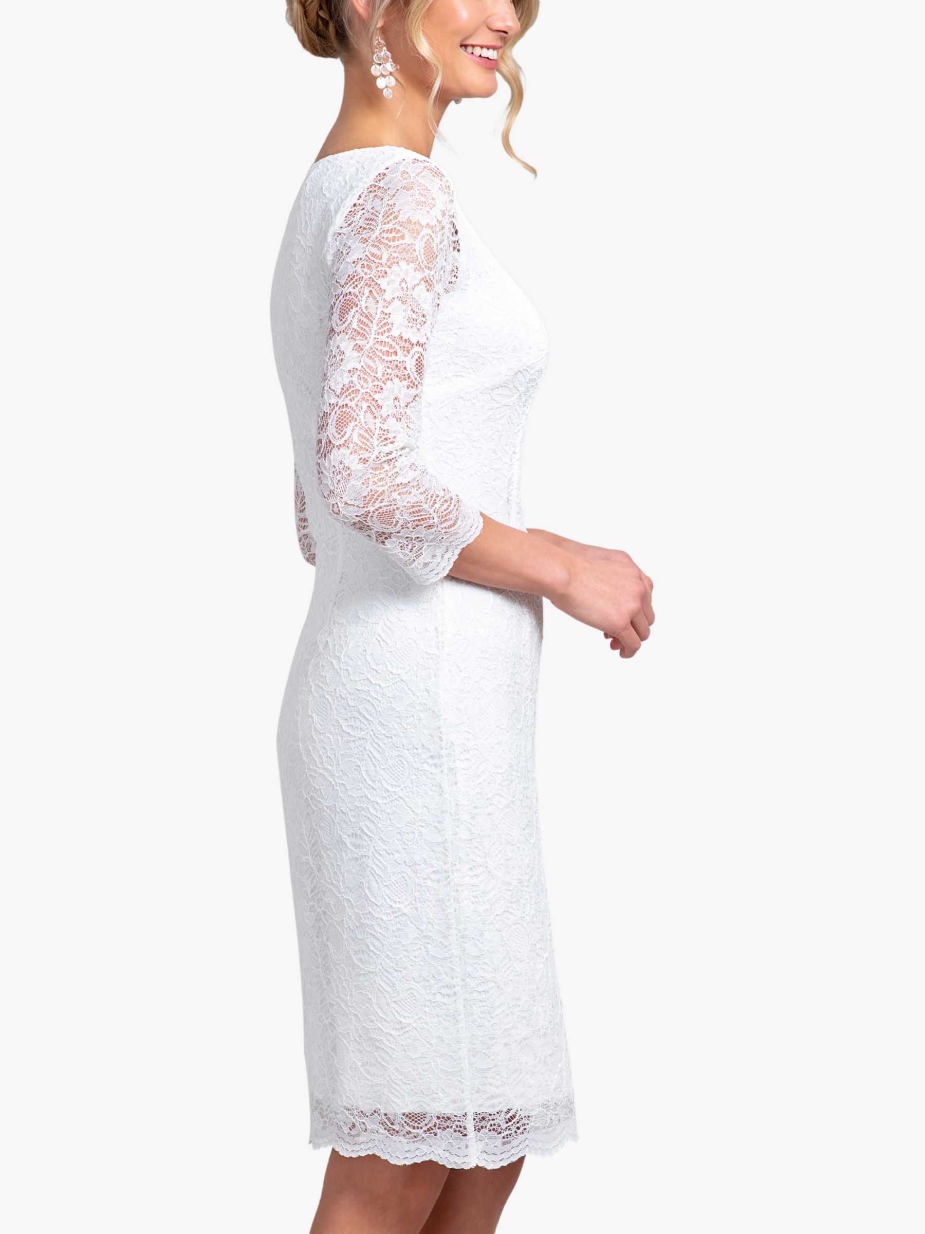 Buy Alie Street Katherine Lace Wedding Dress, Ivory Online at johnlewis.com