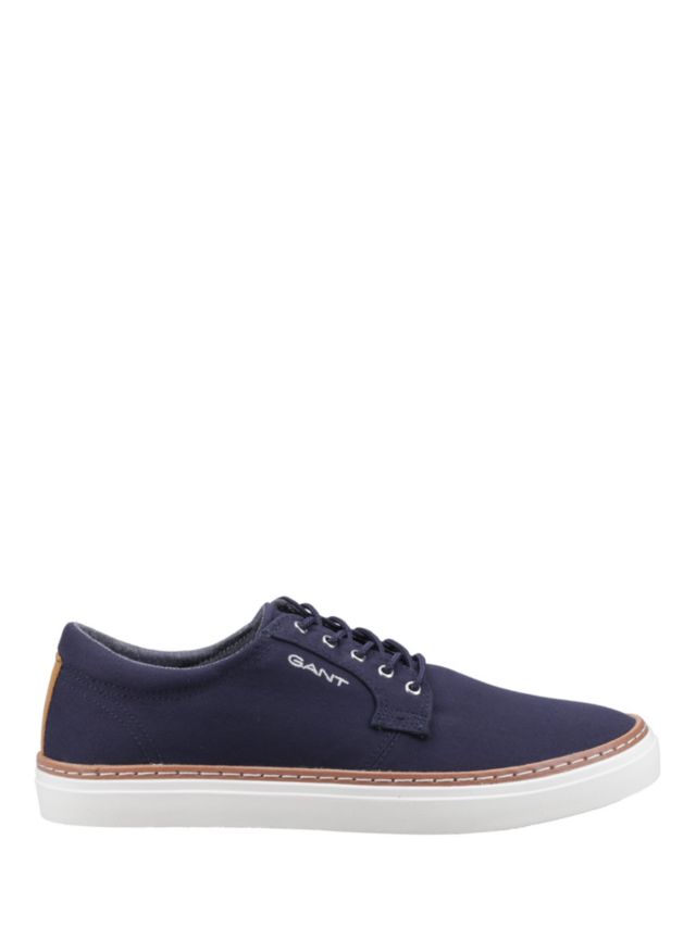 GANT Prepville Lace Up Plimsoll Trainers, Marine, 7