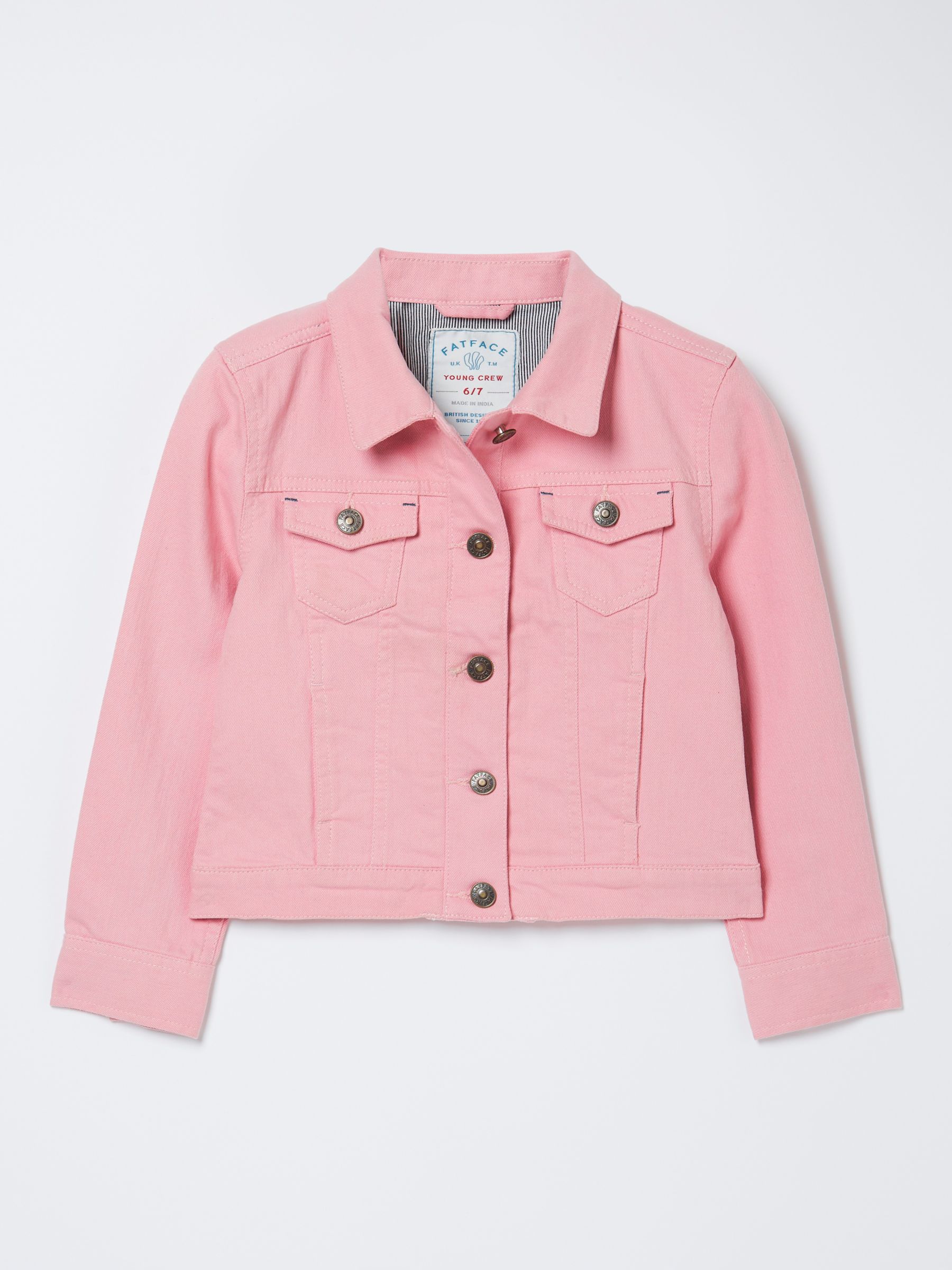 FatFace Kids' Coloured Jacket, Pink