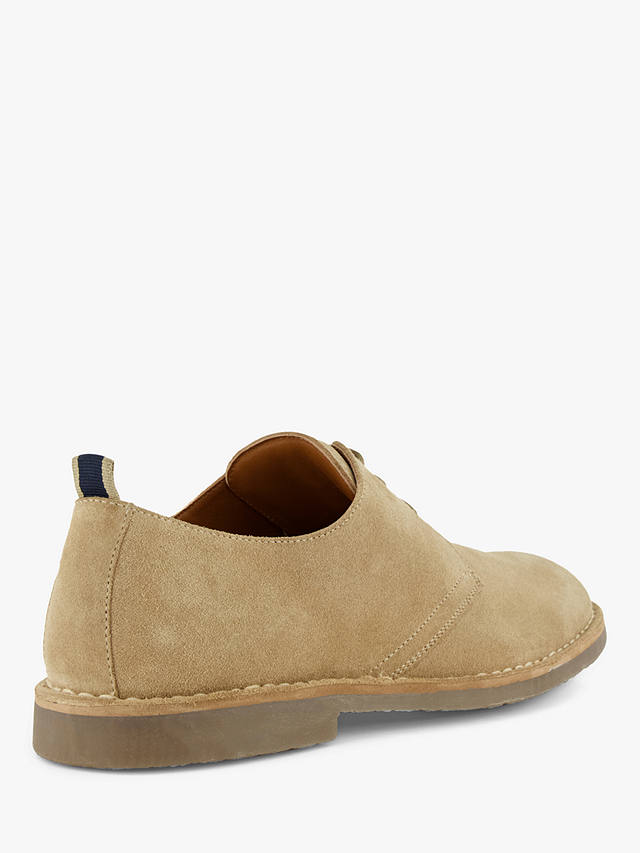 Dune Brooked Suede Chukka Shoes, Stone