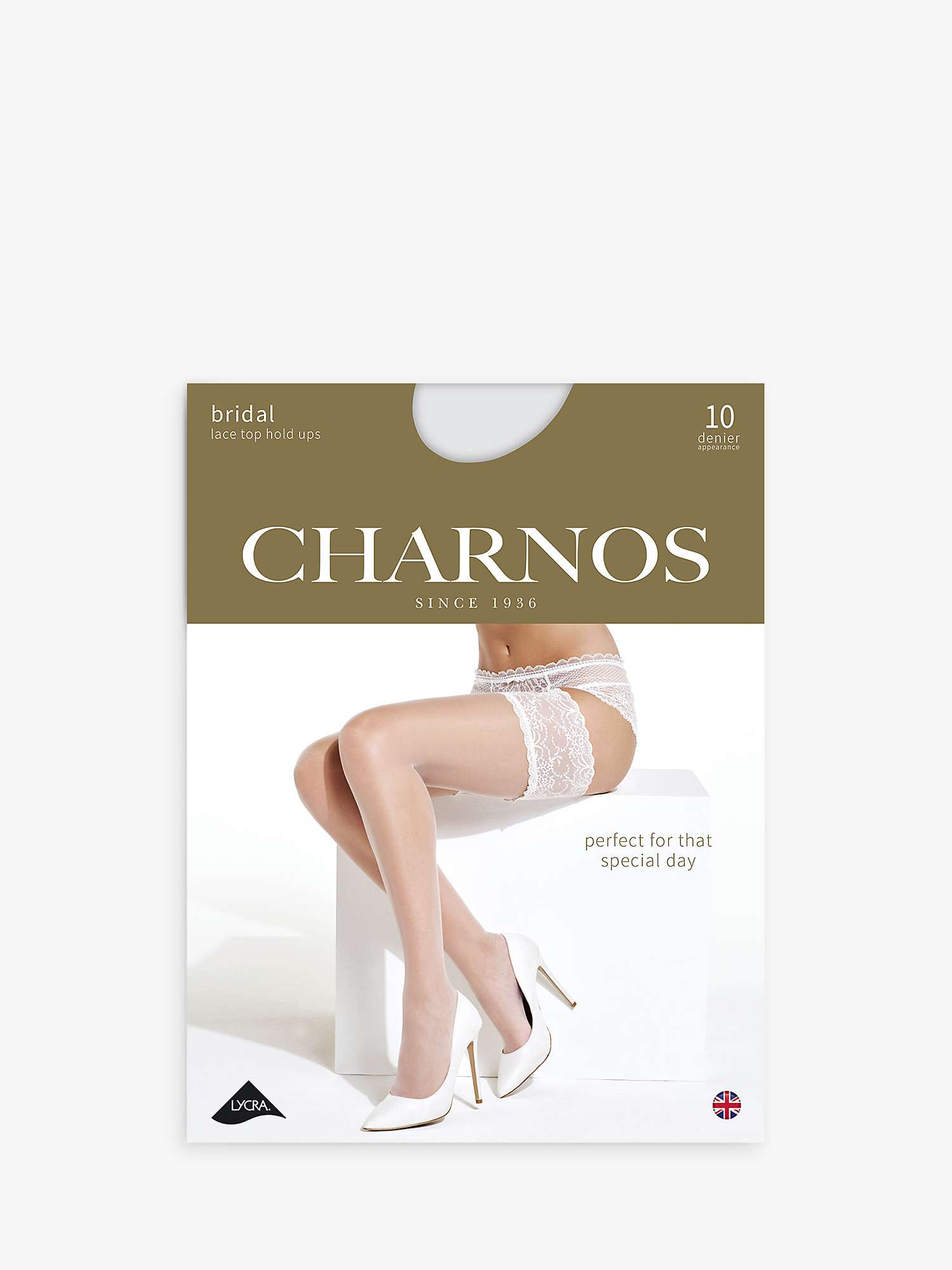 Buy Charnos 10 Denier Bridal Lace Hold-Ups Online at johnlewis.com