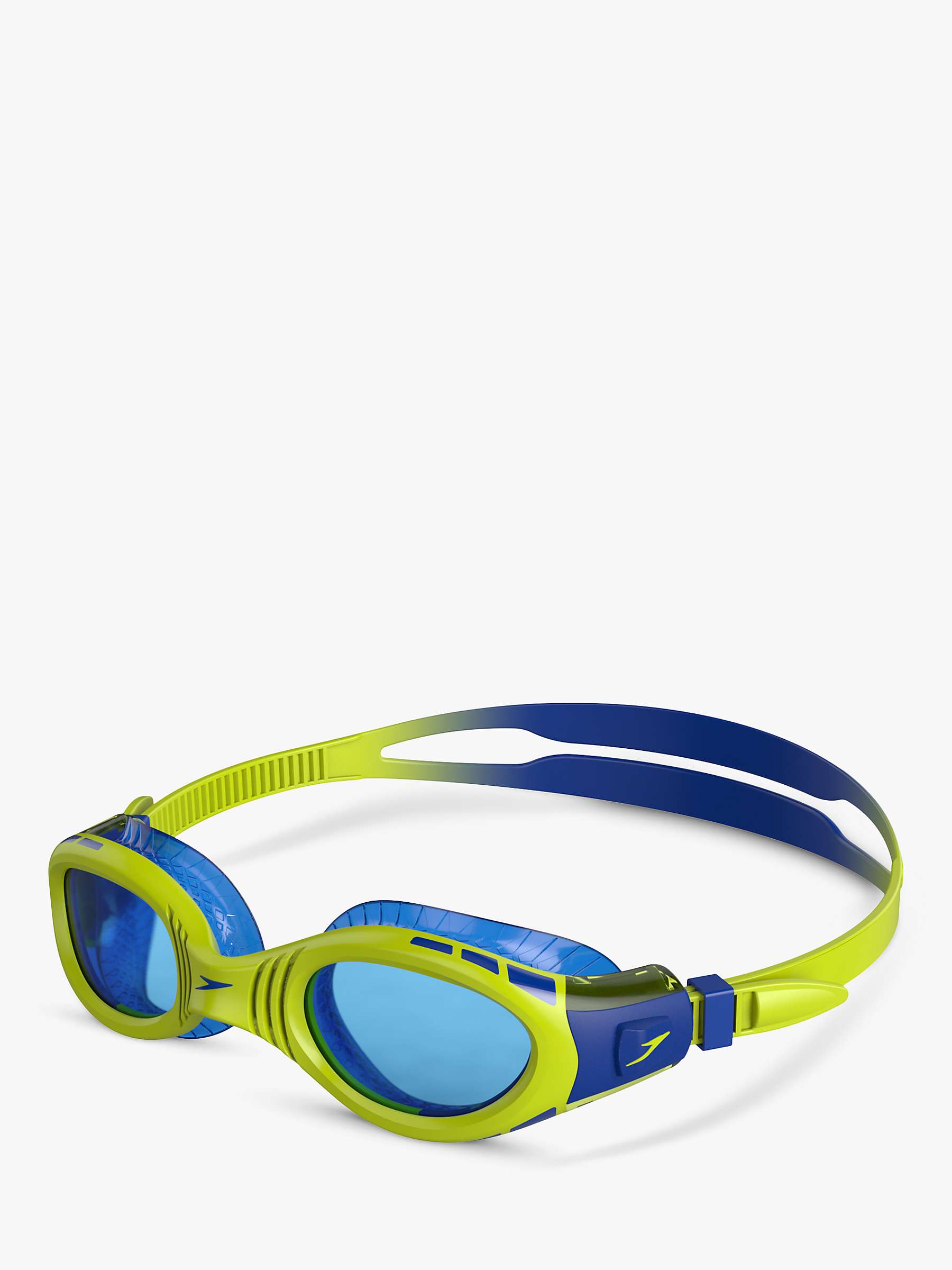 Speedo Biofuse Flexiseal Swimming Goggles, Blue/Green at John Lewis ...