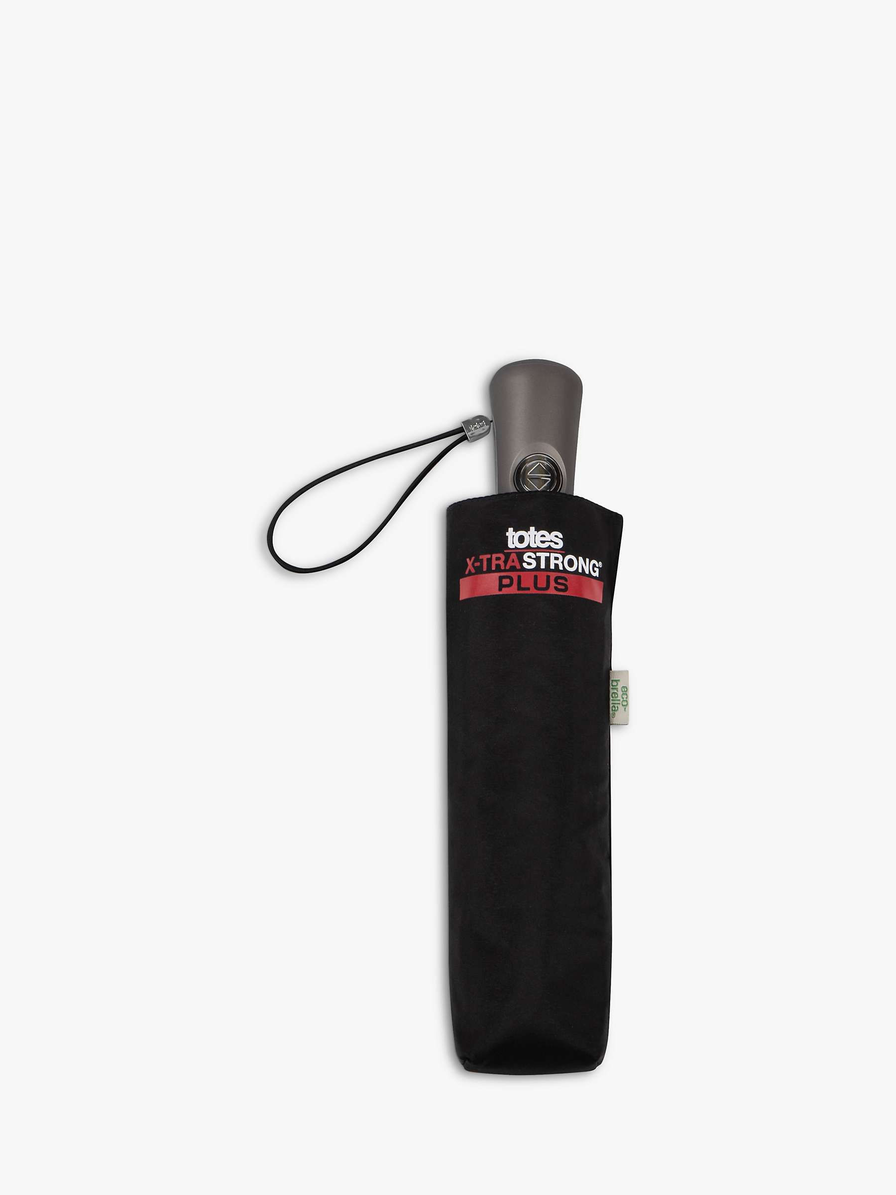 Buy totes Eco X-tra Strong Plus Automatic Umbrella, Black Online at johnlewis.com