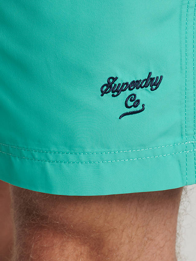 Superdry Polo Swim Shorts, Tropical Green