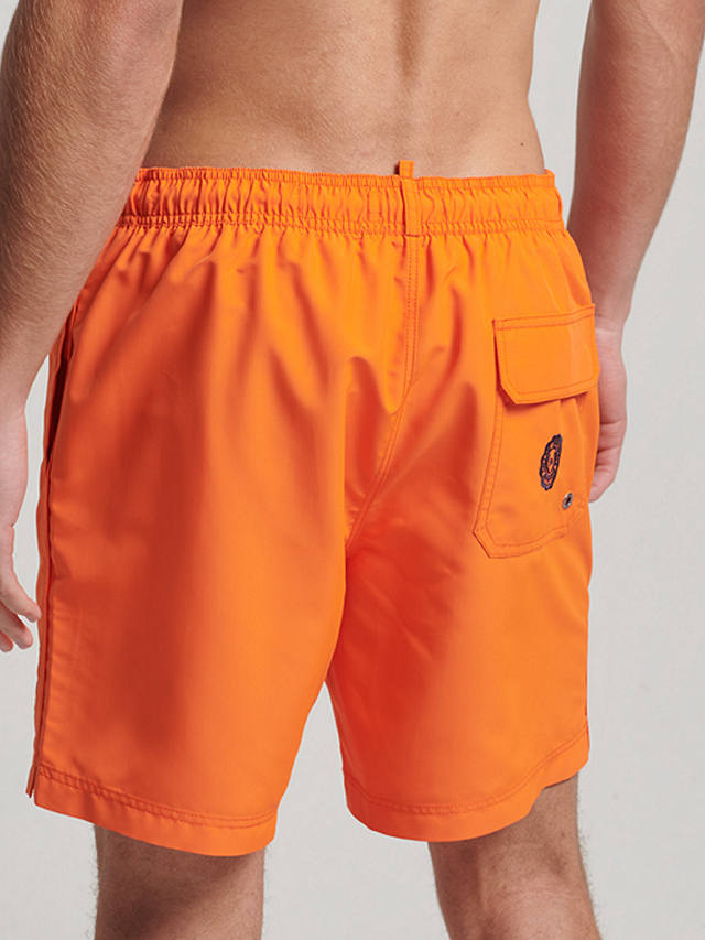 Superdry Polo Swim Shorts, Denver Orange