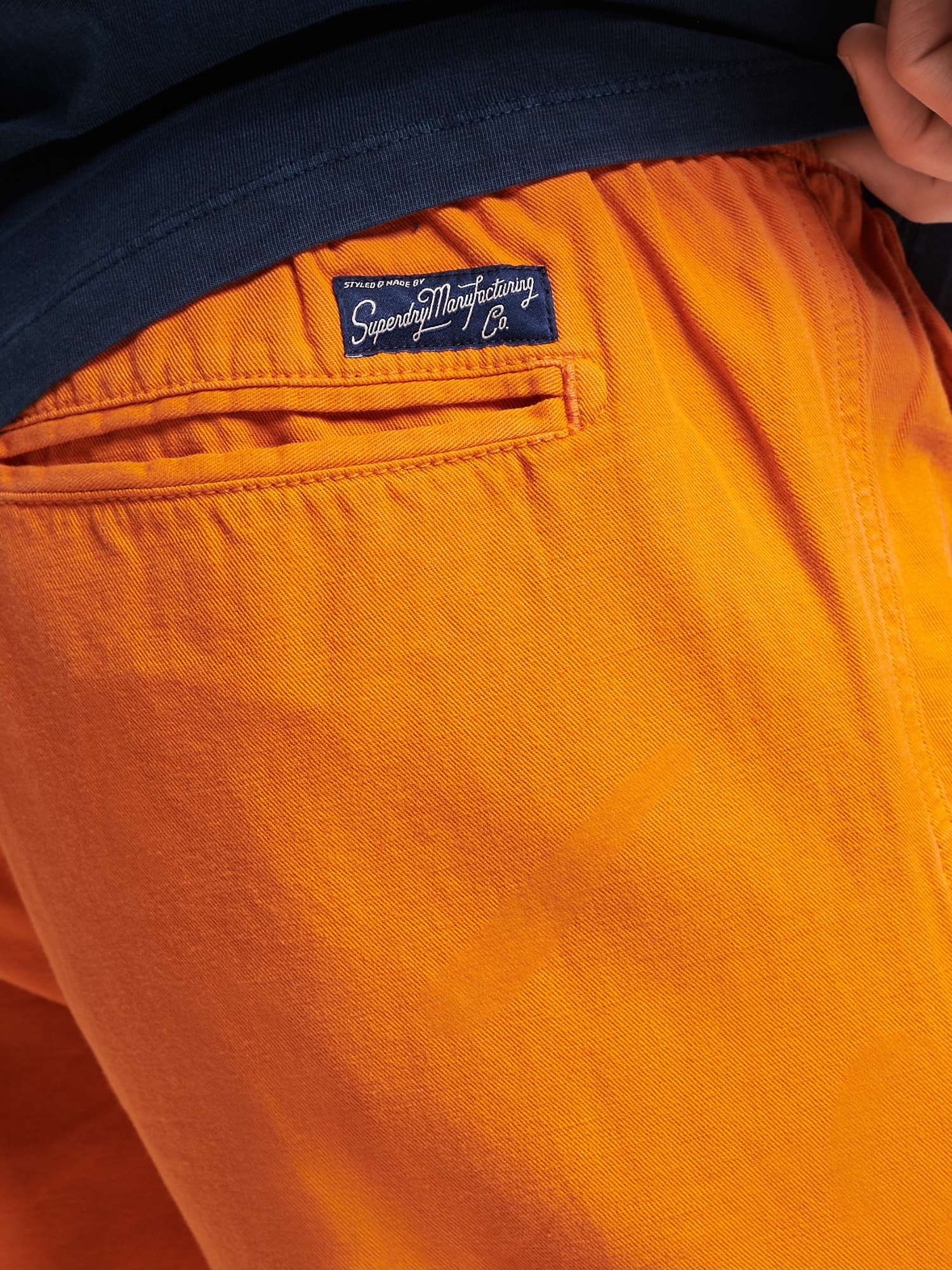 Buy Superdry Linen and Organic Cotton Blend Vintage Overdyed Shorts Online at johnlewis.com