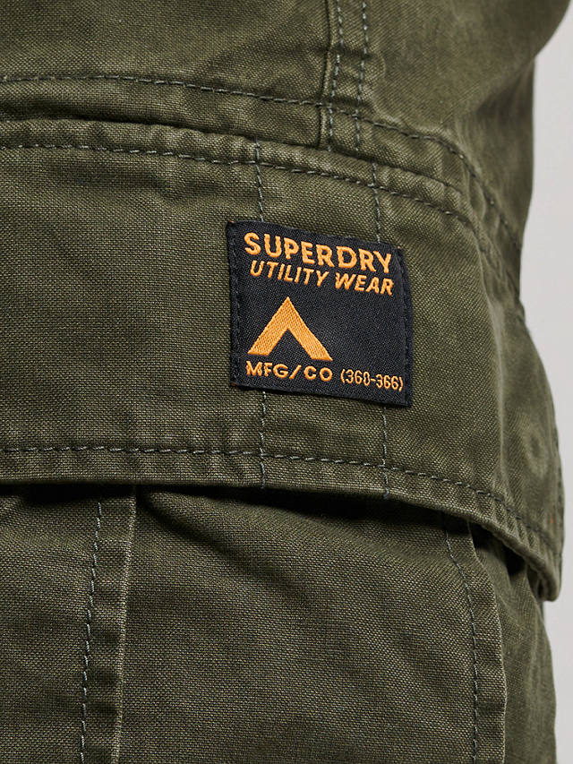 Superdry Heavy Cargo Shorts, Surplus Goods Olive