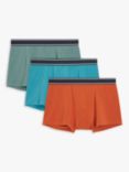 John Lewis Organic Cotton Trunks, Pack of 3, Multi