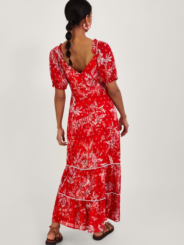 Arielle floral shop wrap maxi dress