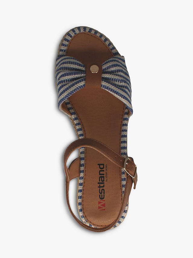 Westland by Josef Seibel Espi 01 Platform Sandals, Blue