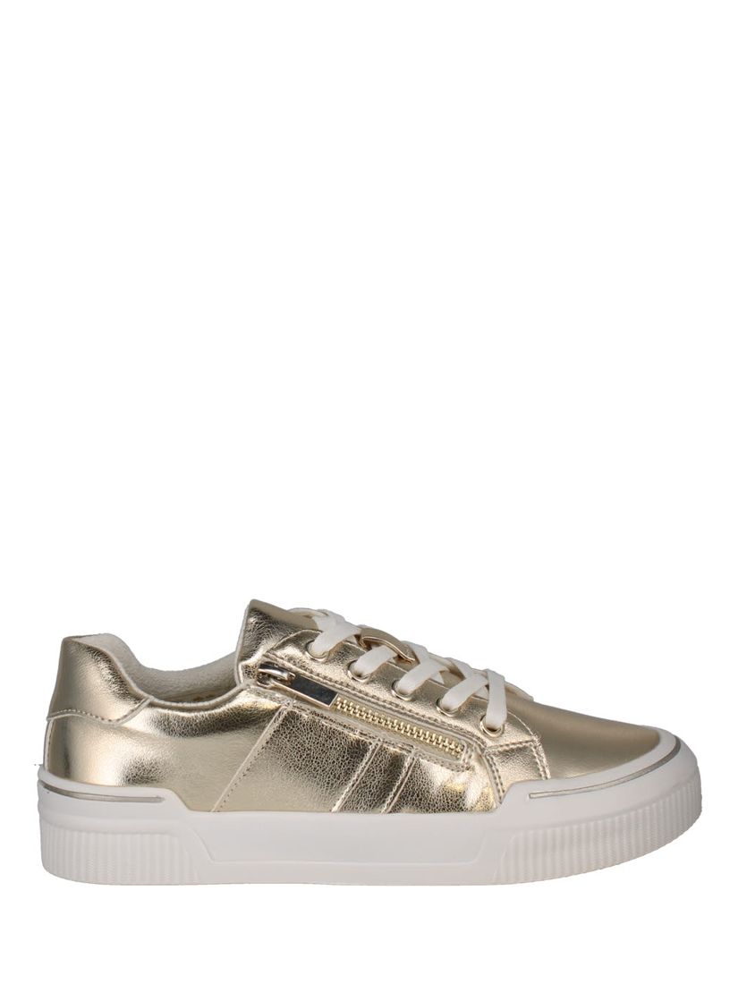 Westland by Josef Seibel Harper 02 Low Top Lace Up Trainers, Gold, 6.5