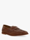 Dune Brickles Casual Woven Loafers, Tan