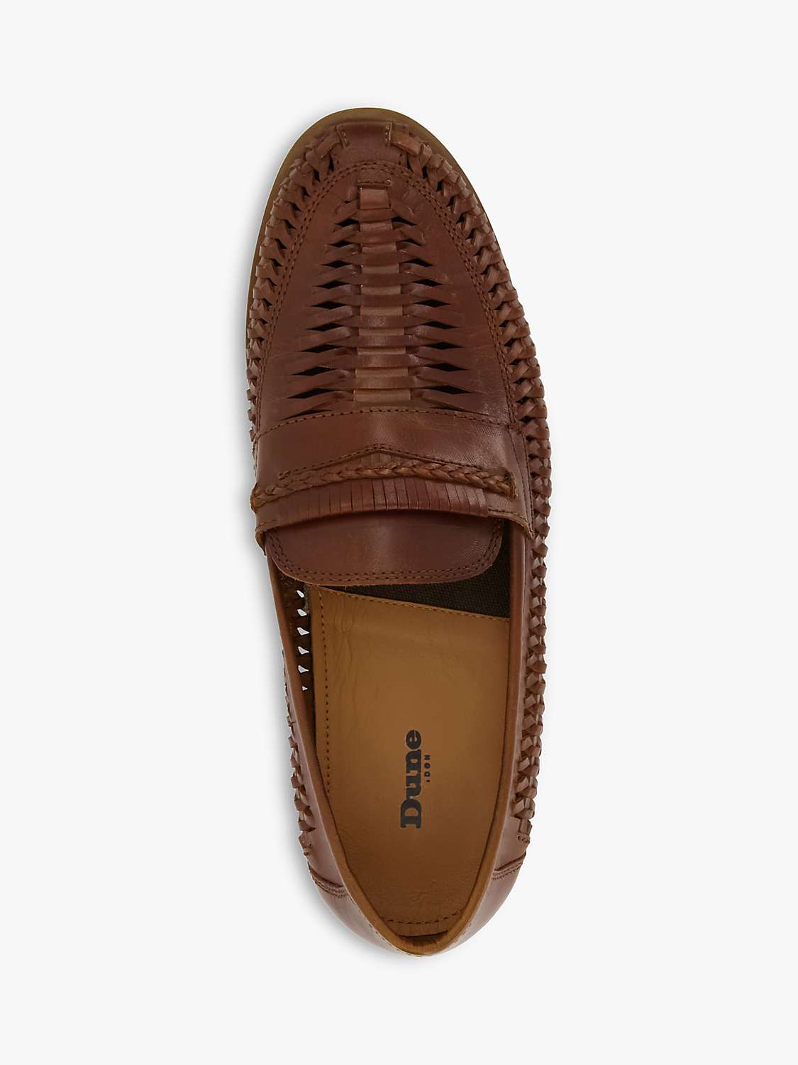 Buy Dune Brickles Casual Woven Loafers Online at johnlewis.com