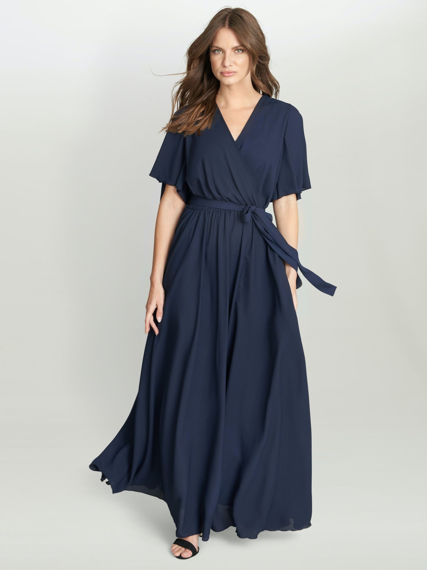 Buy Gina Bacconi Crissy Chiffon Wrap Maxi Dress Online at johnlewis.com