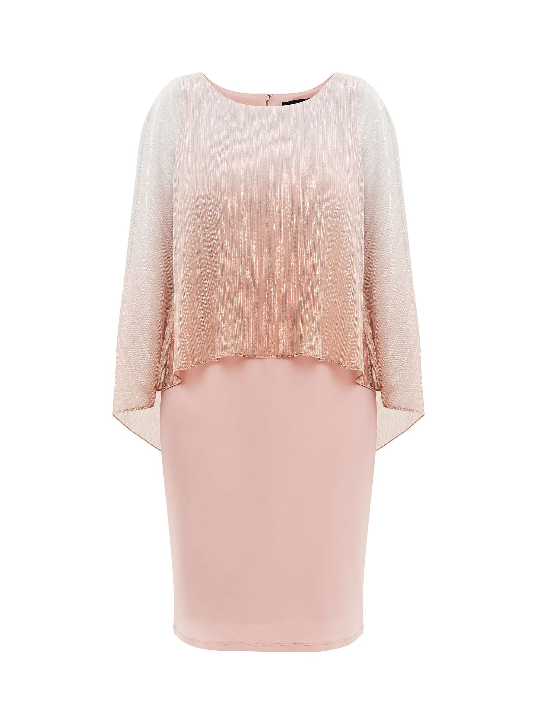 Buy Gina Bacconi Shyla Foil Dress, Rose Pink Online at johnlewis.com