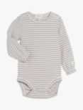 Newbie Baby Striped Bodysuit, Soft Lilac