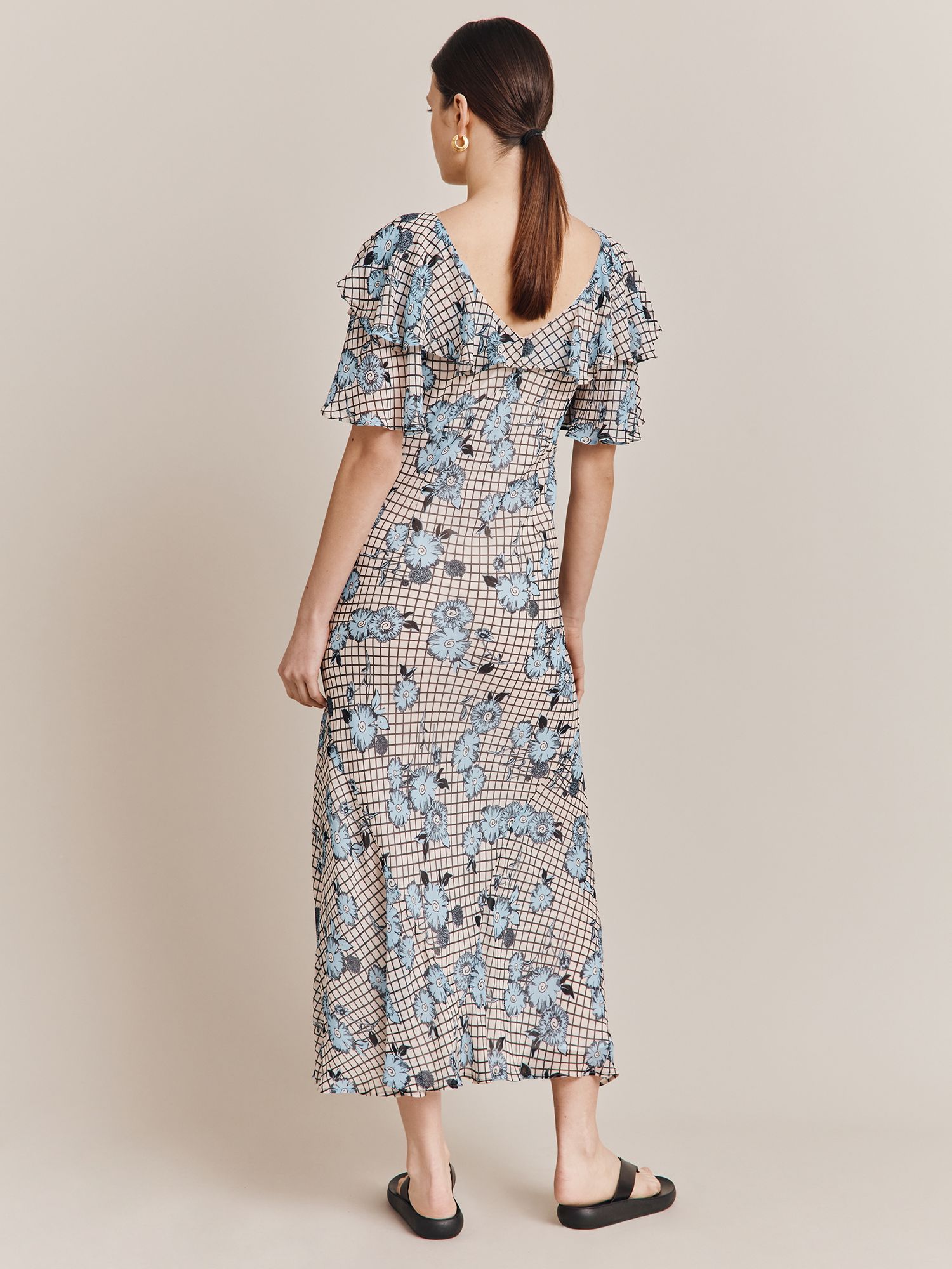 Printed birdie hot sale maxi dress