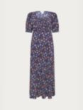Ghost Becca Maxi Floral Dress, Navy/Multi