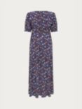 Ghost Becca Maxi Floral Dress, Navy/Multi