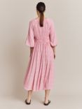 Ghost Larissa Midi Dress, Pink