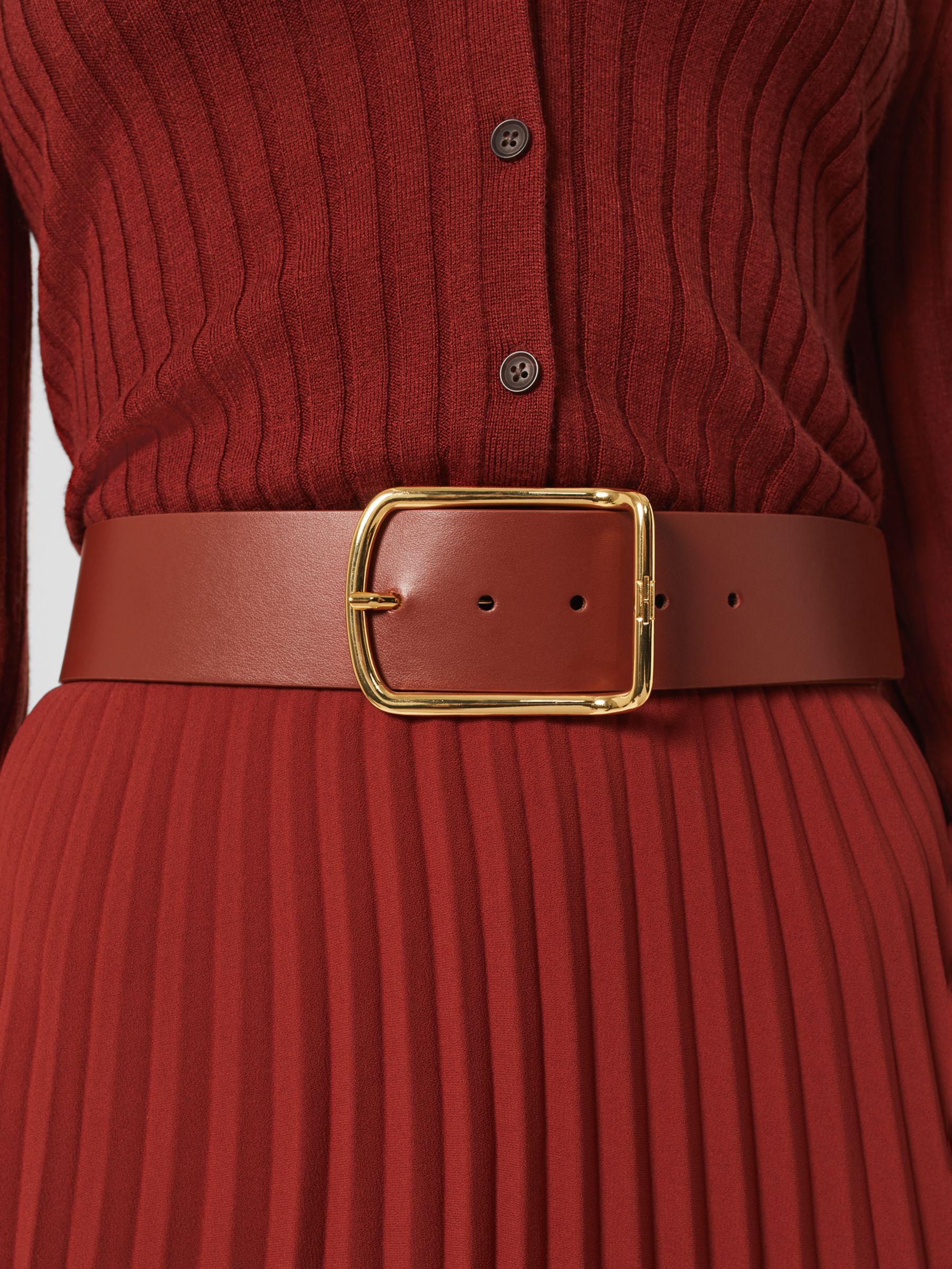 And Also Belts : Buy And Also Burgundy Waist Pocket Belt Online