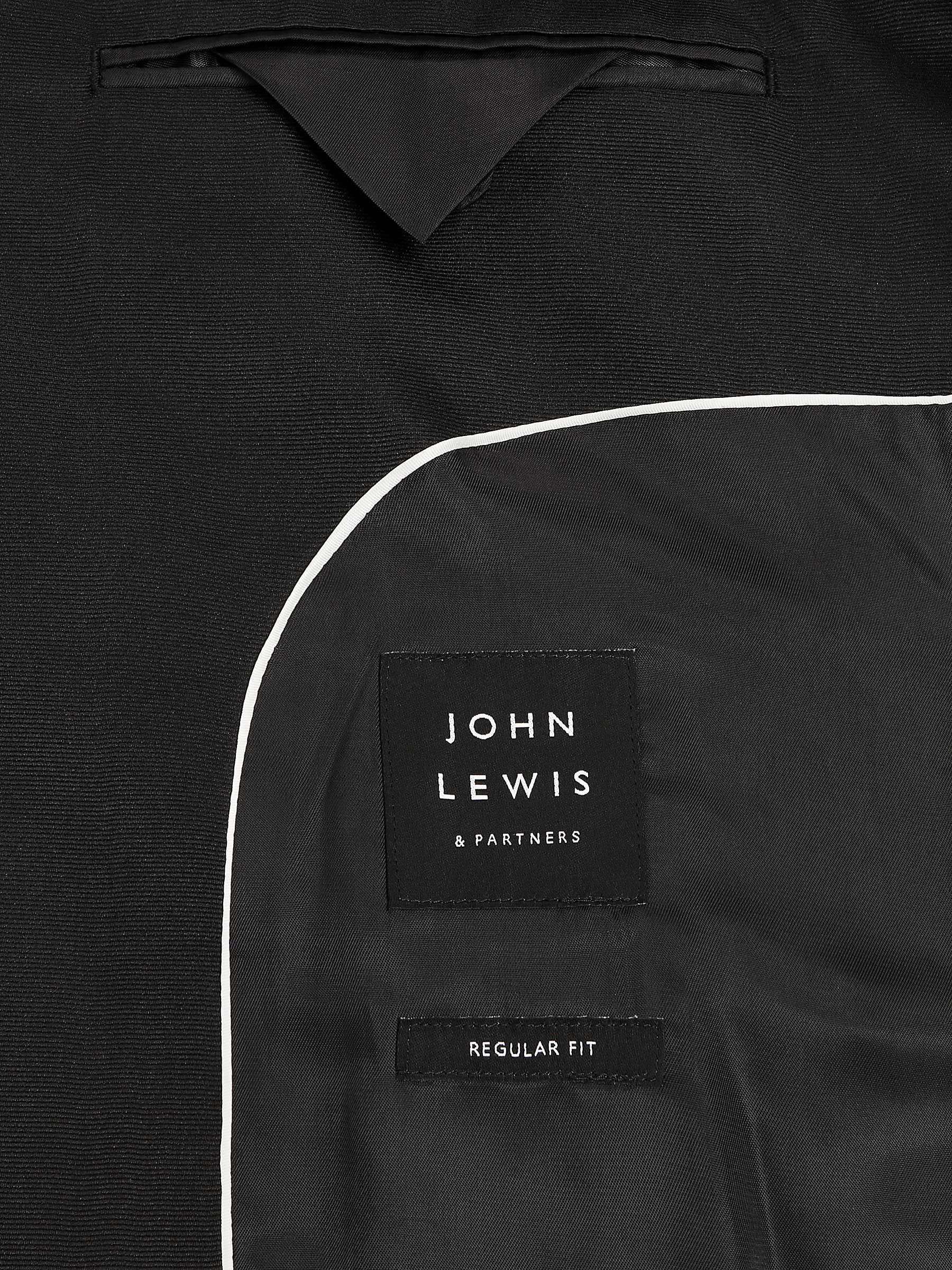 Buy John Lewis Velvet Regular Fit Blazer, Black Online at johnlewis.com