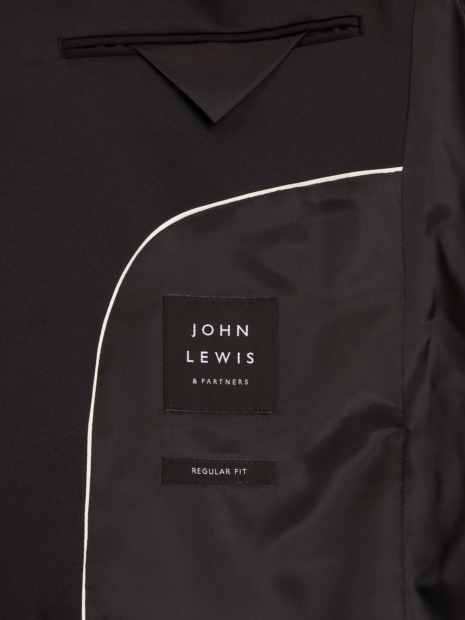 Buy John Lewis Double Breasted Wool Regular Fit Dinner Jacket, Black Online at johnlewis.com