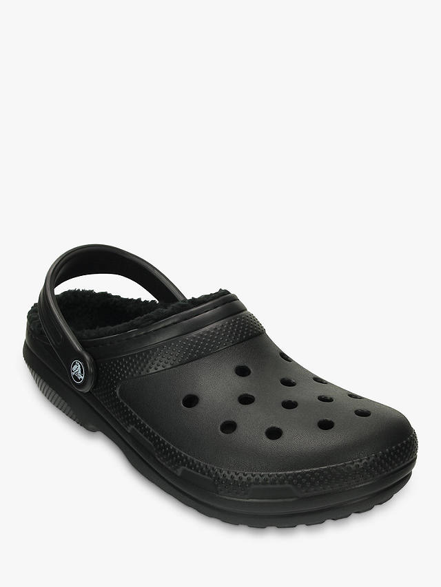 Crocs Classic Lined Clogs, Black