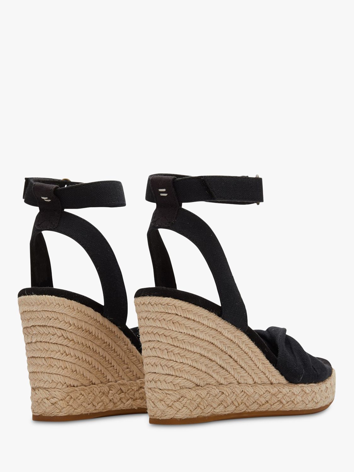 black wedge heels sandals