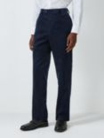 John Lewis Corduroy Regular Fit Trousers, Navy