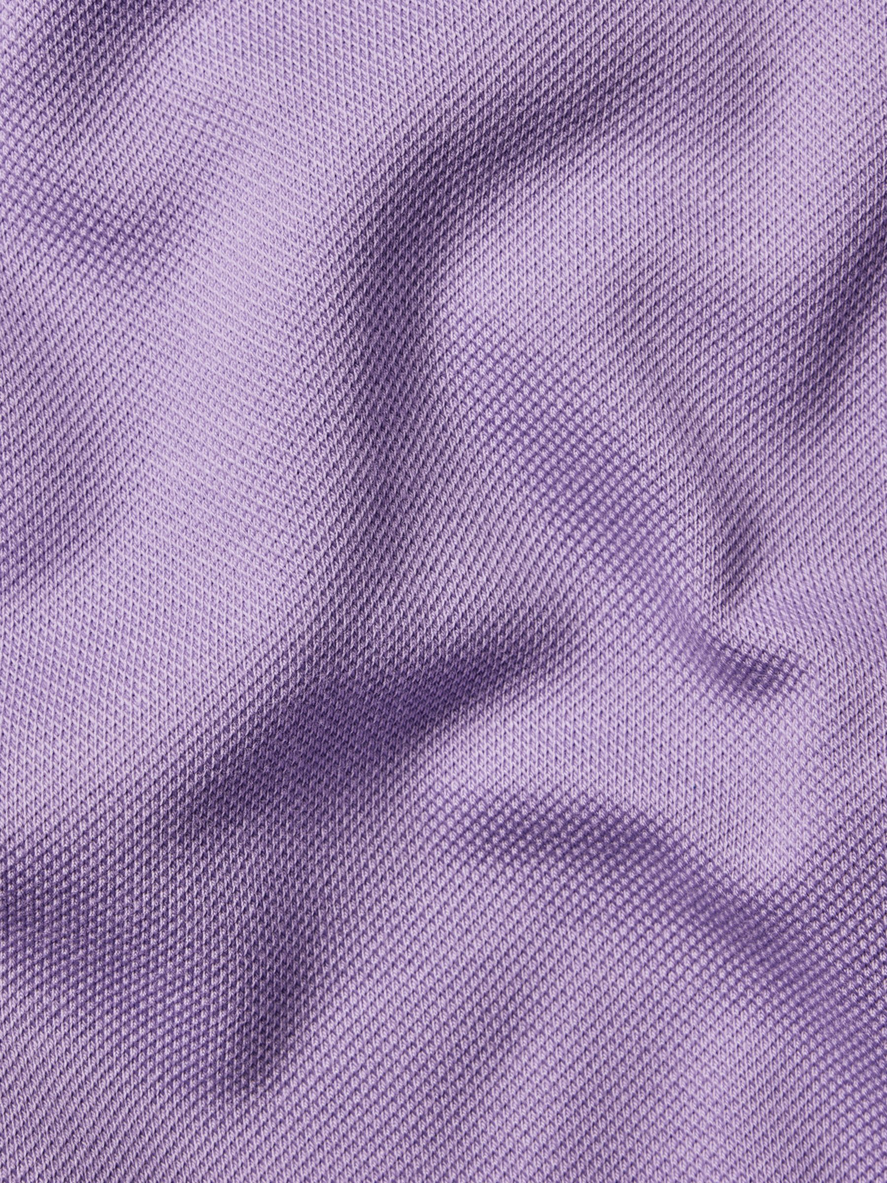 Charles Tyrwhitt Pique Polo Shirt, Lilac Purple at John Lewis & Partners