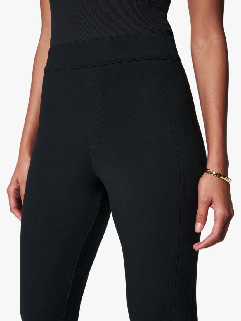 Spanx Stretch Twill Skinny Trousers, Washed Black at John Lewis & Partners