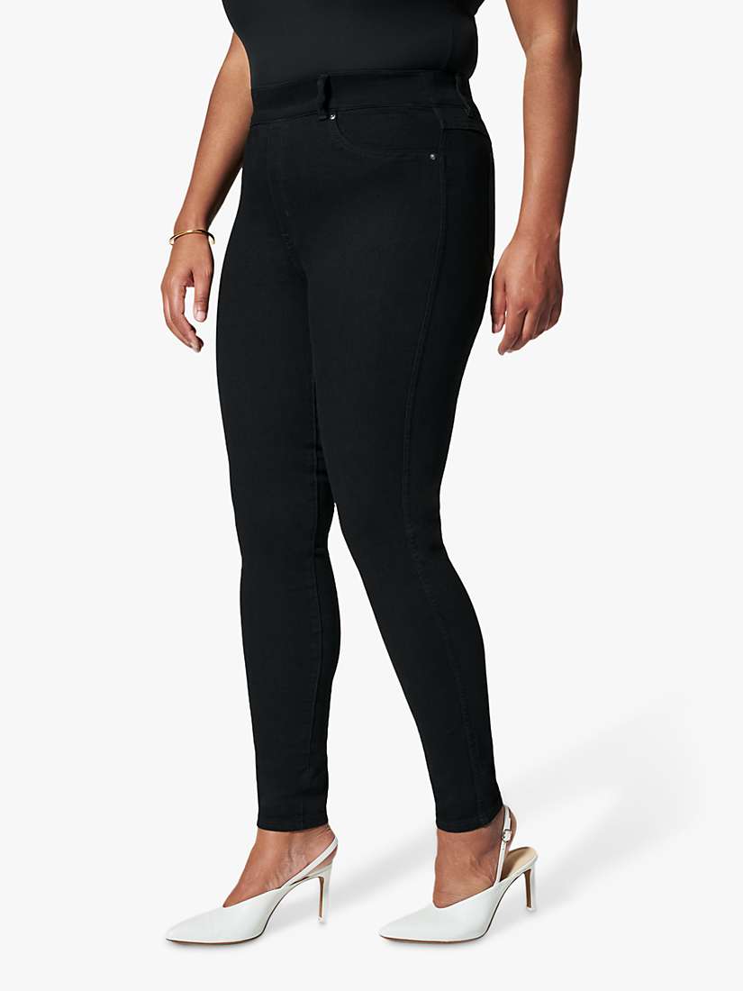 Buy Spanx Ankle Length Skinny Jeans, Clean Black Online at johnlewis.com