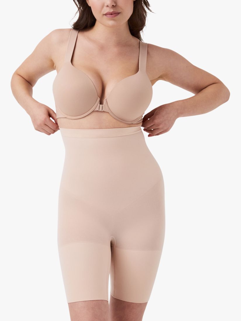 Plus Size Nude Seamless Control High Waisted Short