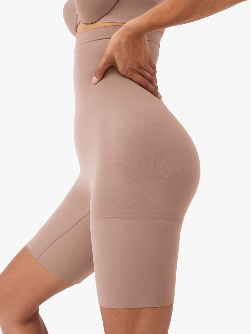 Spanx everyday seamless shaping high waisted shorts in beige