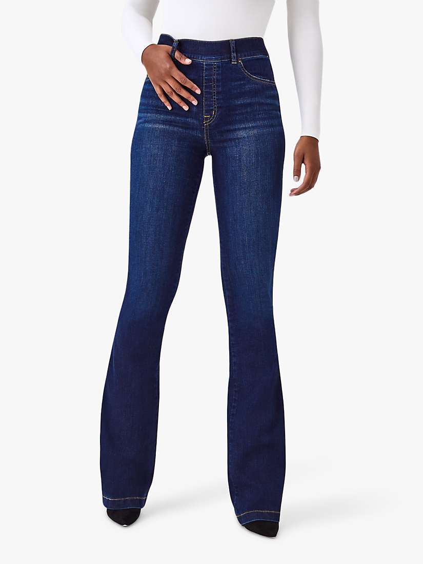 Buy Spanx Flared Demin Jeans, Midnight Shade Online at johnlewis.com