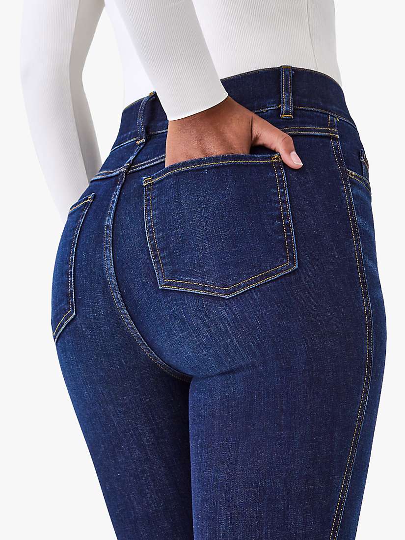 Buy Spanx Flared Demin Jeans, Midnight Shade Online at johnlewis.com