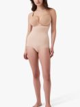 Spanx Medium Control Everyday Seamless Shaping High-Waisted Knickers, Soft Nude