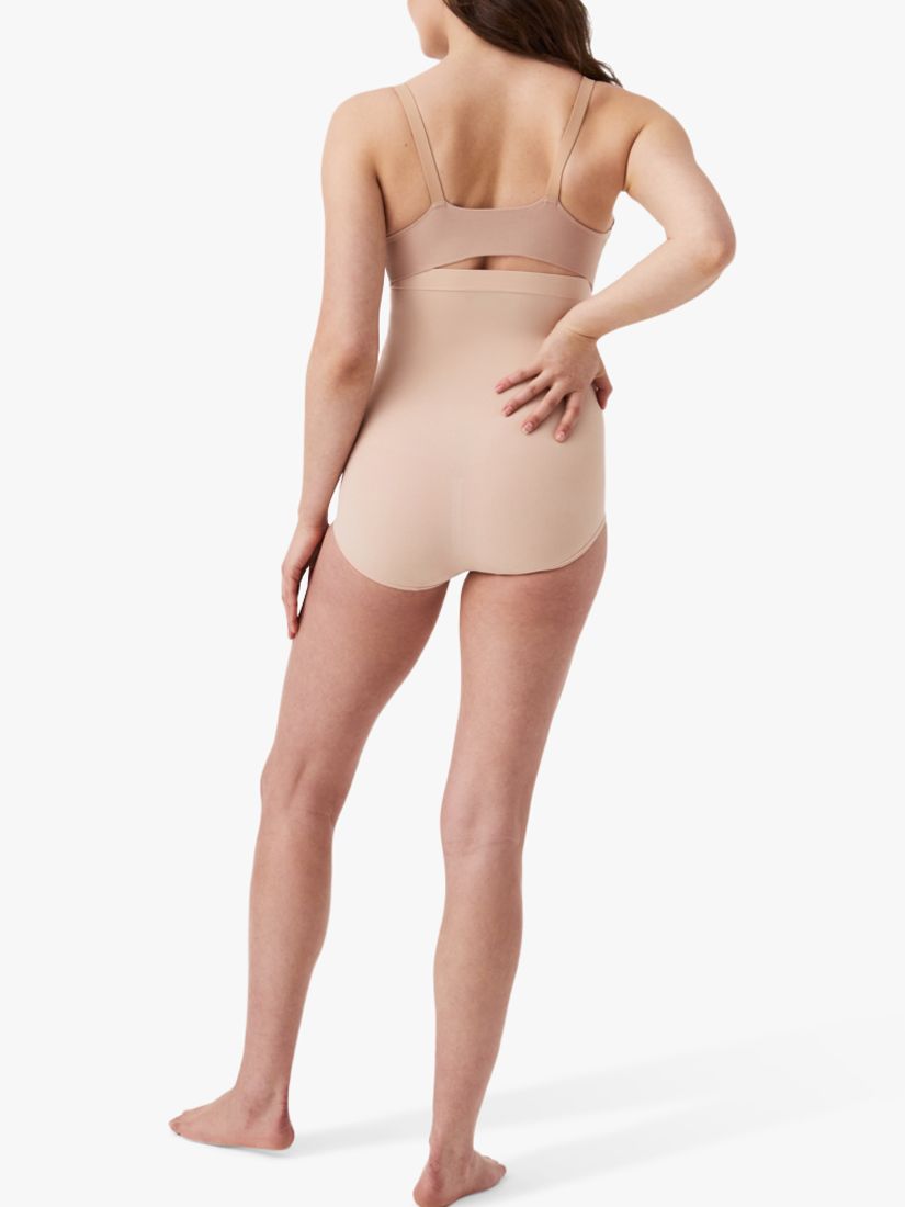 Spanx Light Control Cotton Control Knickers, White at John Lewis