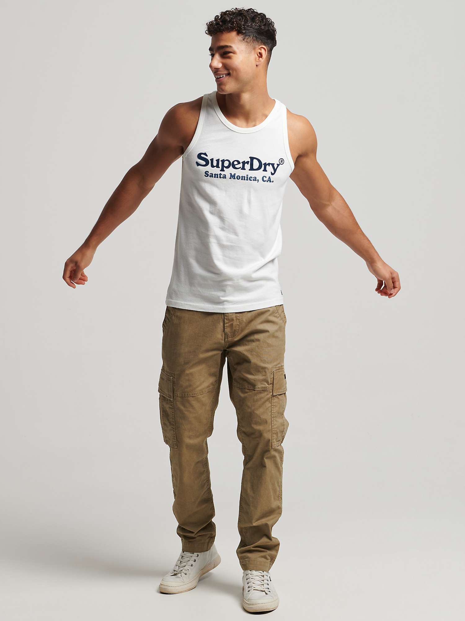 Buy Superdry Vintage Venue Classic Vest Top Online at johnlewis.com