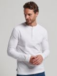 Superdry Organic Cotton Henley Long Sleeve T-Shirt