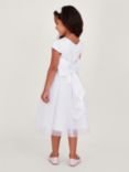 Monsoon Kids' Tulle Bridesmaid Dress, White